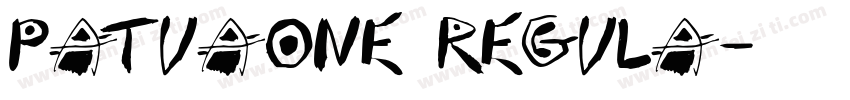 patuaone regula字体转换